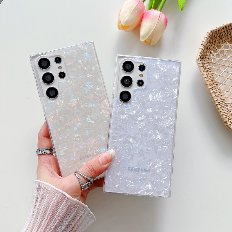 Colorful shell pattern mobile phone case for Samsung S24U/S23 /A14/A73/A34/A54 5G/NOTE20U