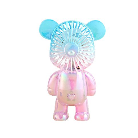 Mini Ventilador de Cuello Recargable USB de Plástico Portátil para Oficina y Dormitorio