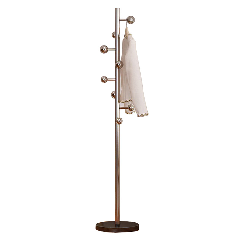 Luz de lujo Acero inoxidable perchero piso dormitorio no ocupa espacio vertical pasillo hogar salón Internet celebridad percha