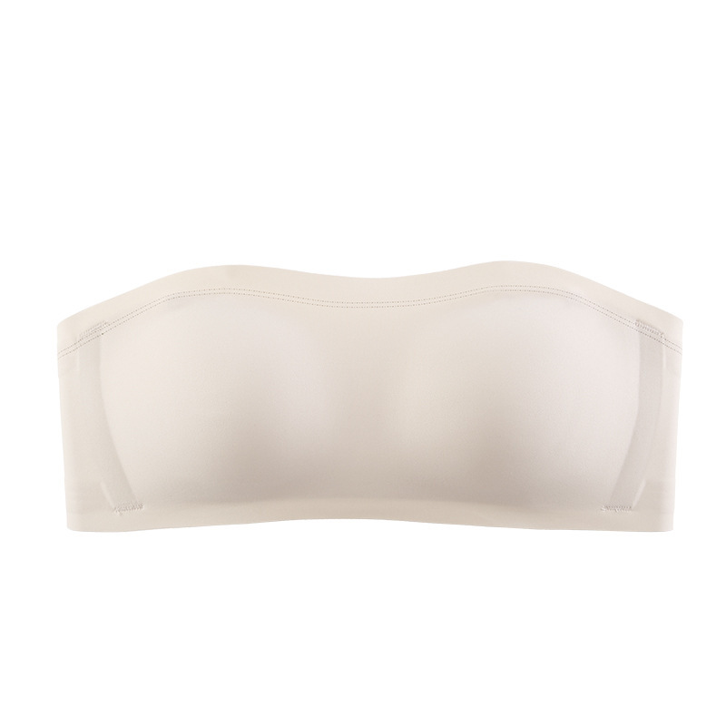 6043 sin tirantes antideslizante antideslizante antideslizante taza de doble uso todo en uno soporte superior invisible de un hombro ropa interior sujetador estable