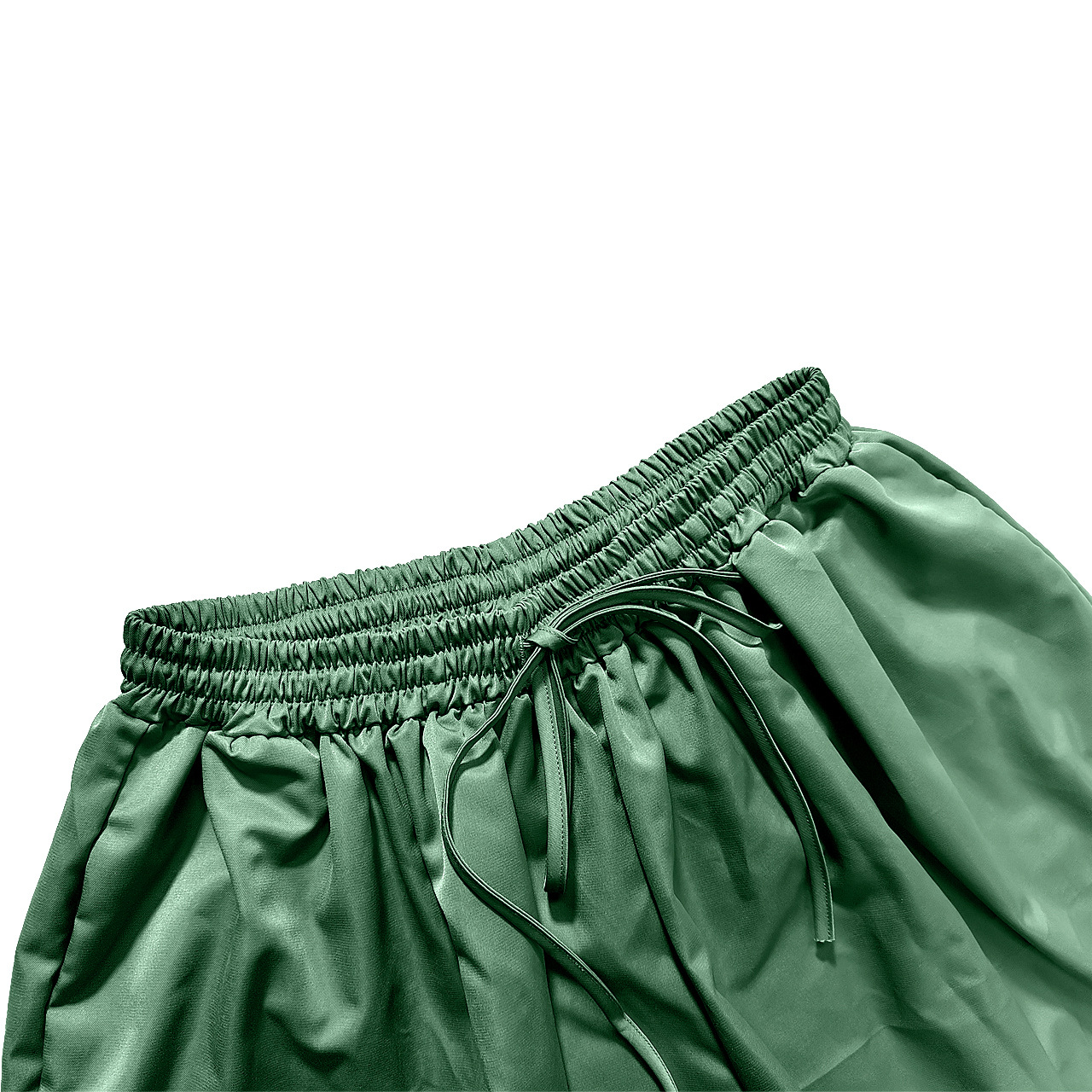 Women Lantern Cropped Top Pocket Trousers Set