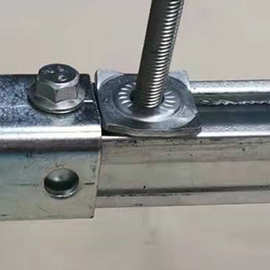厂家批发支架螺母 管束扣垫 m8m10m12 丝杆连接型钢扣垫 槽钢扣垫