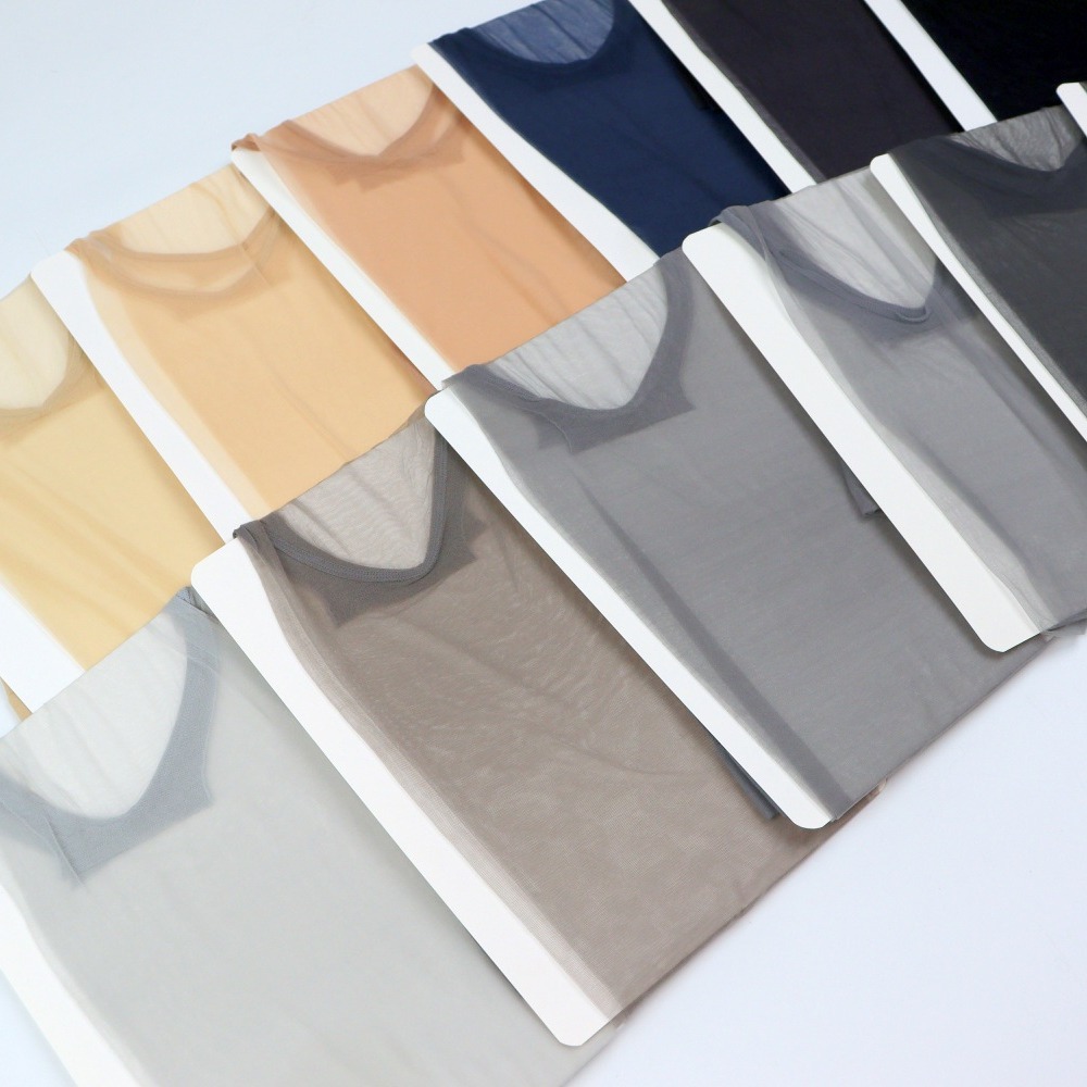 Ultra-thin 5D pantyhose with a sexy transparent toe cap and leg-shaped design.