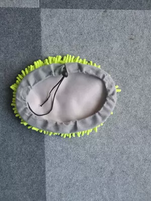 Car cleaning tools: wash supplies car wash brush - green-gray-separate-cloth-cover