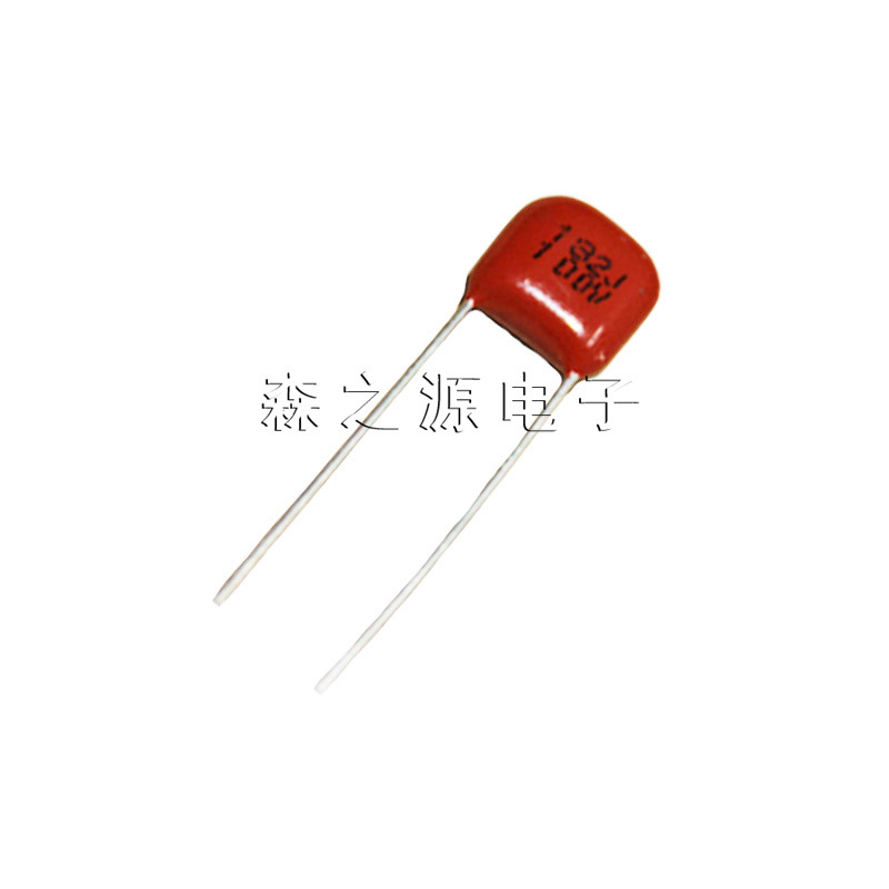 CBB电容 100V182J 脚距P5 直插薄膜电容