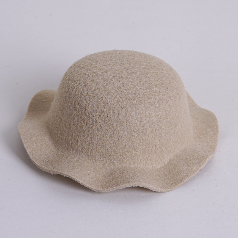 Labu nuevo sombrero de feltero abierto sombrero de cúpula sombrero accesorios de moda sombrero mini sombrero muñeca