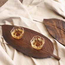 有木有事日式原木实木木制创意托盘盘子果盘果篮餐具日用百货合格