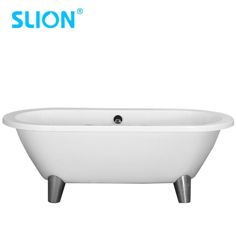Shilin independent European and American antique imperial concubine bathtub acrylic large bathtub 1.8m couple ceramic household color