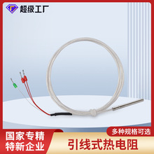 虹润pt100温度传感器探头端面热电阻测温补偿导线式热电偶k型WZP