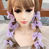 Hair accessory suitable for photo sessions for bride with tassels