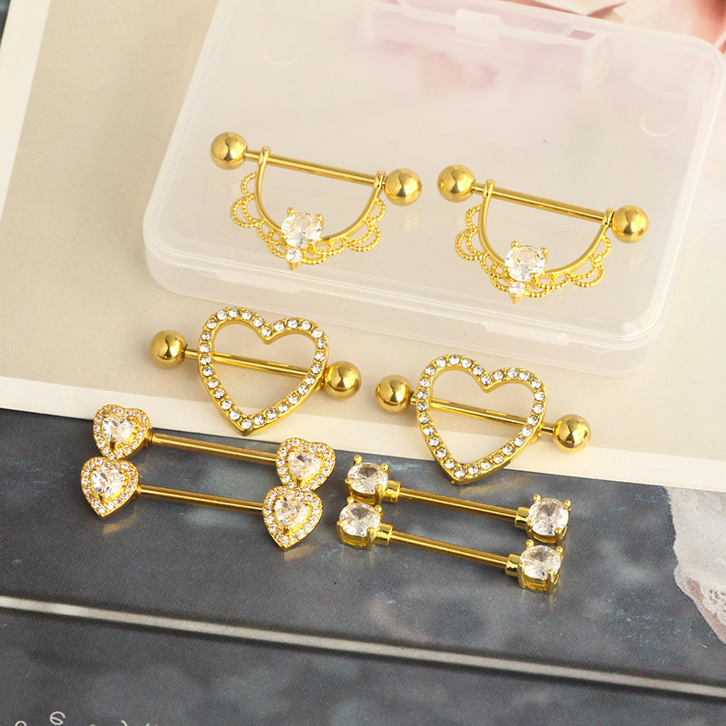 16G labret stud size and finish detail