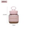 Fat Cup high -borosilized glass Creative cute ins Water cup girl high face value milk coffee cup