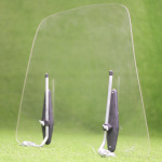 电动车挡风玻璃摩托车前挡风板高清透明电瓶车挡雨板三轮车挡风罩