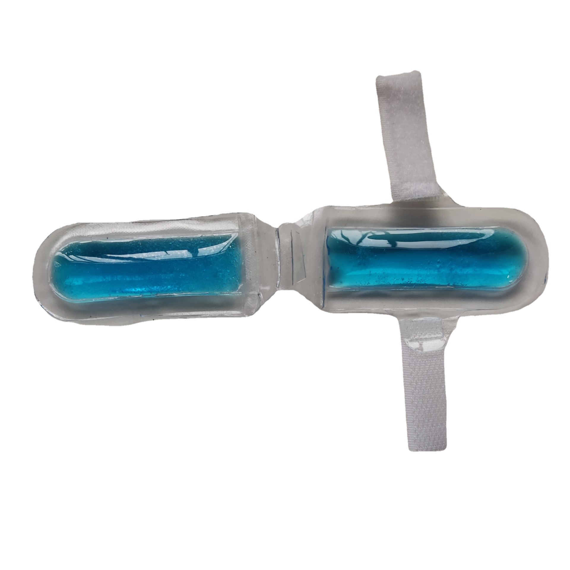 8cm de largo gel de PVC terapia de Salud Médica gel bolsa de hielo compresa fría y caliente en forma de palillos clip de la manga del dedo