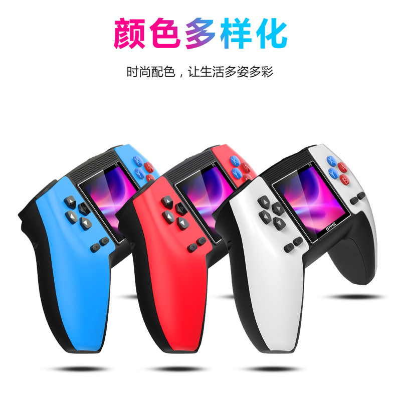 2024款P5手柄屏幕一体机可充电连电视双人作战掌机复古游戏520款