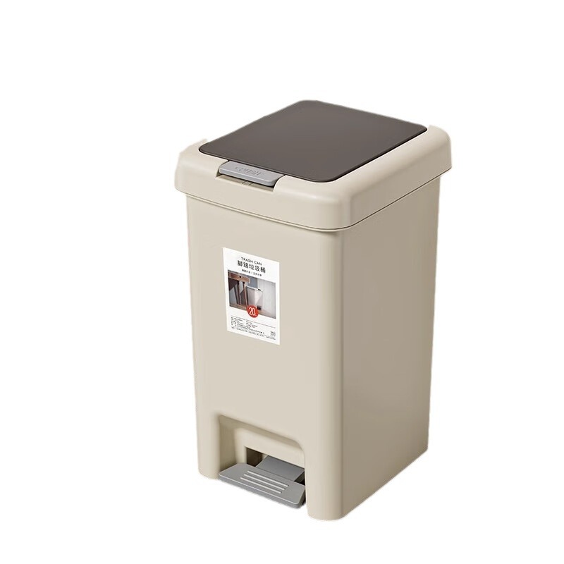 Basura doméstica 2026 nuevo pie grande con cubierta inodoro cocina sin doblarse sala de estar de alto valor facial