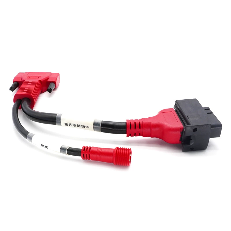 Автомобильный диагностический жгут проводов Автомобильный разъем конвейер тяжелый пар дизельный гуретин насос диагностический автомобильный клеммный провод