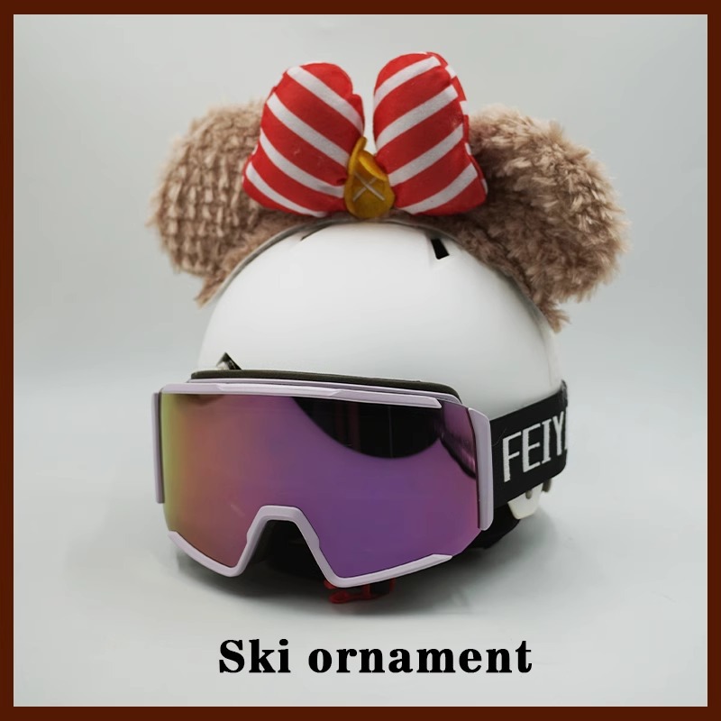 Ski Helmet Snowboard Ice Skating Personalized Ears Motorcycle Decoration