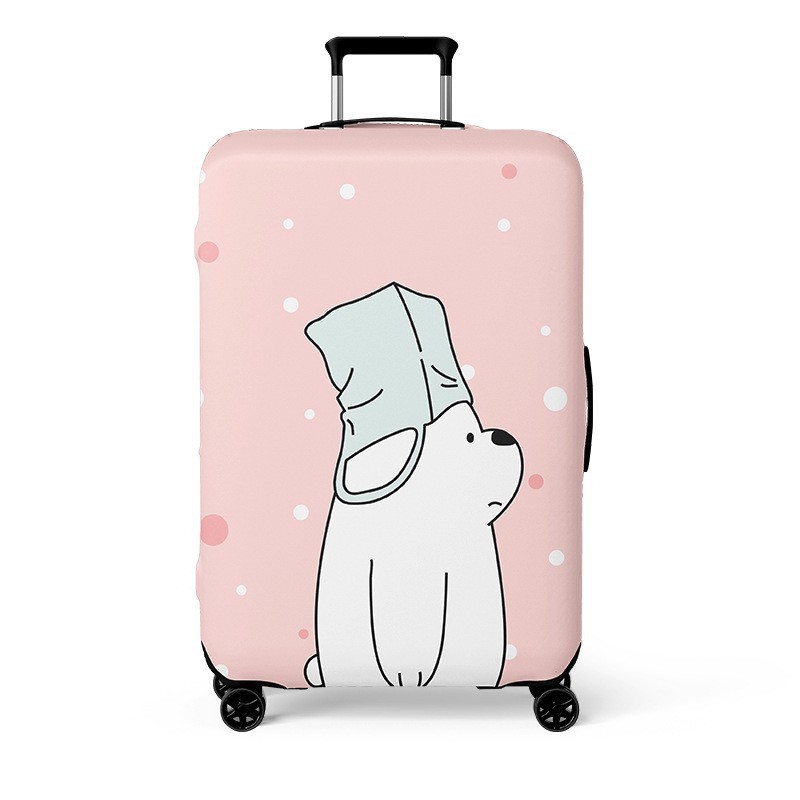 핑크색 흰색 곰