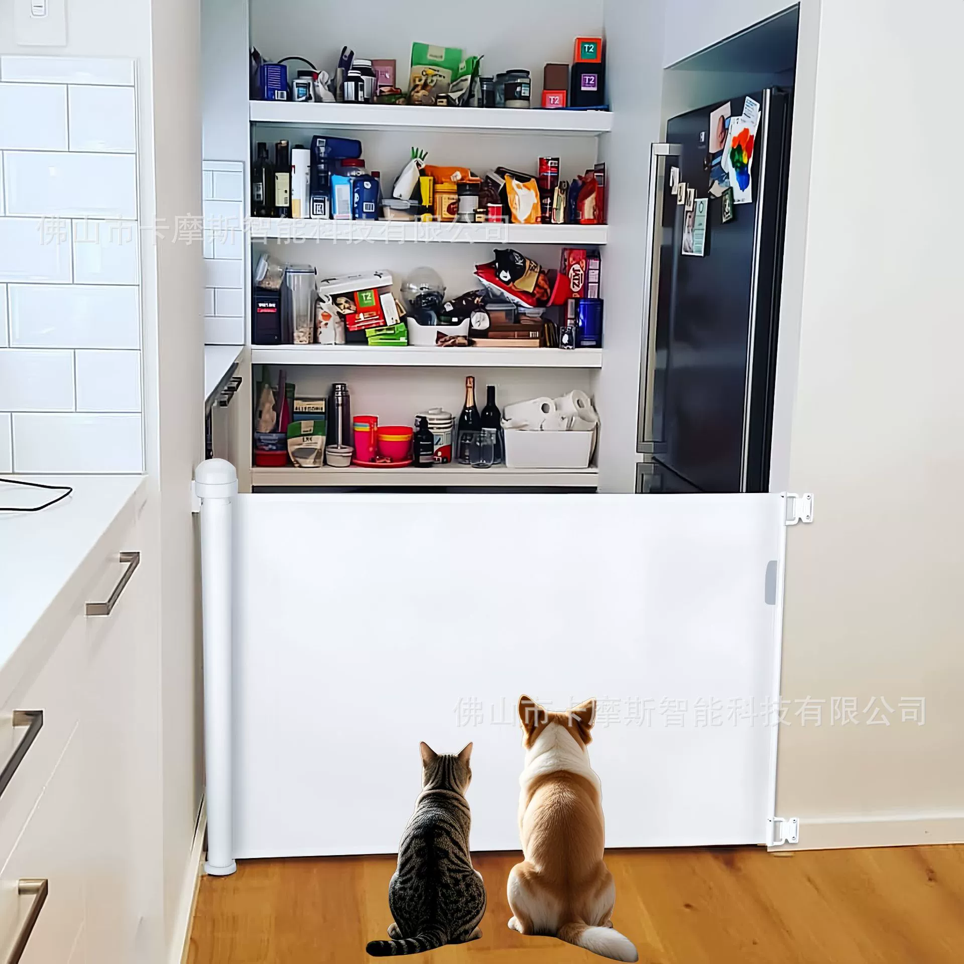 Раздвижное защитное ограждение для животных и детей, ворота-калитка, защитный барьер для лестниц, раздвижные ворота, ограждение для собак