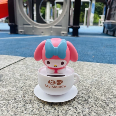 New Cartoon Doll Solar Car ornaments - 101011-b