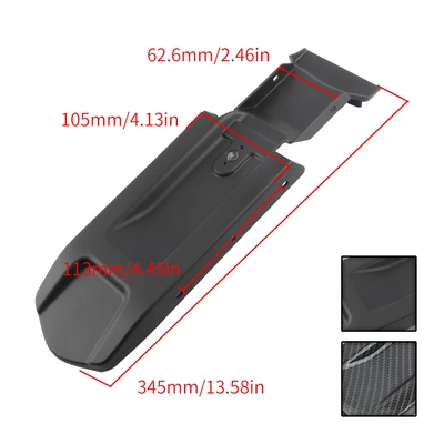 Suitable for Sur-Ron Electric Off-Road Vehicle Rear Fender Inner Plate Modification X260 X160 Motorcycle (Motorcycle Fender) - black-cushion-underboard-34114