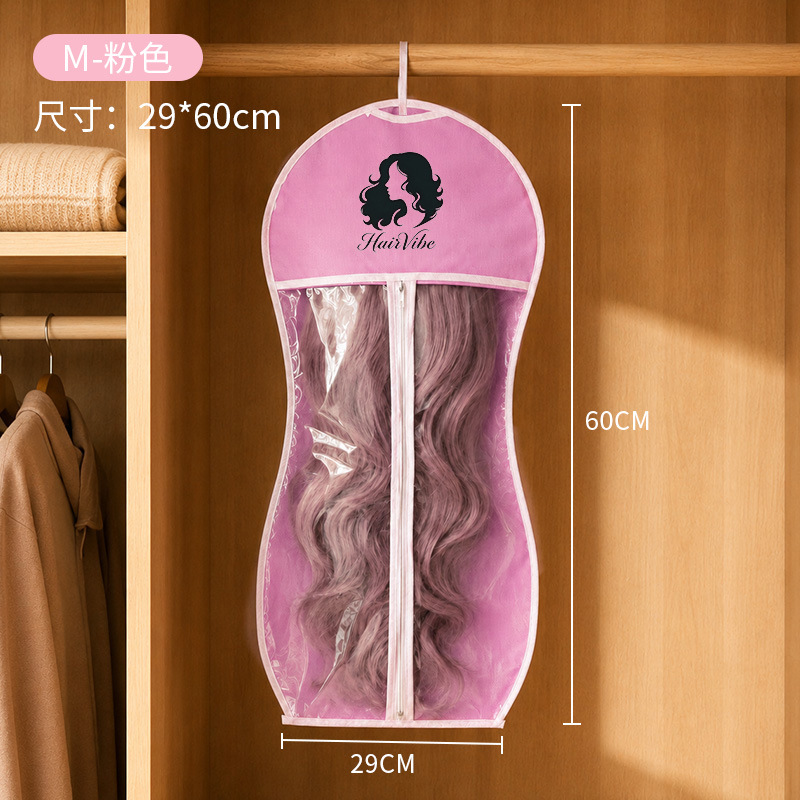 Wig cover m [b print] pink