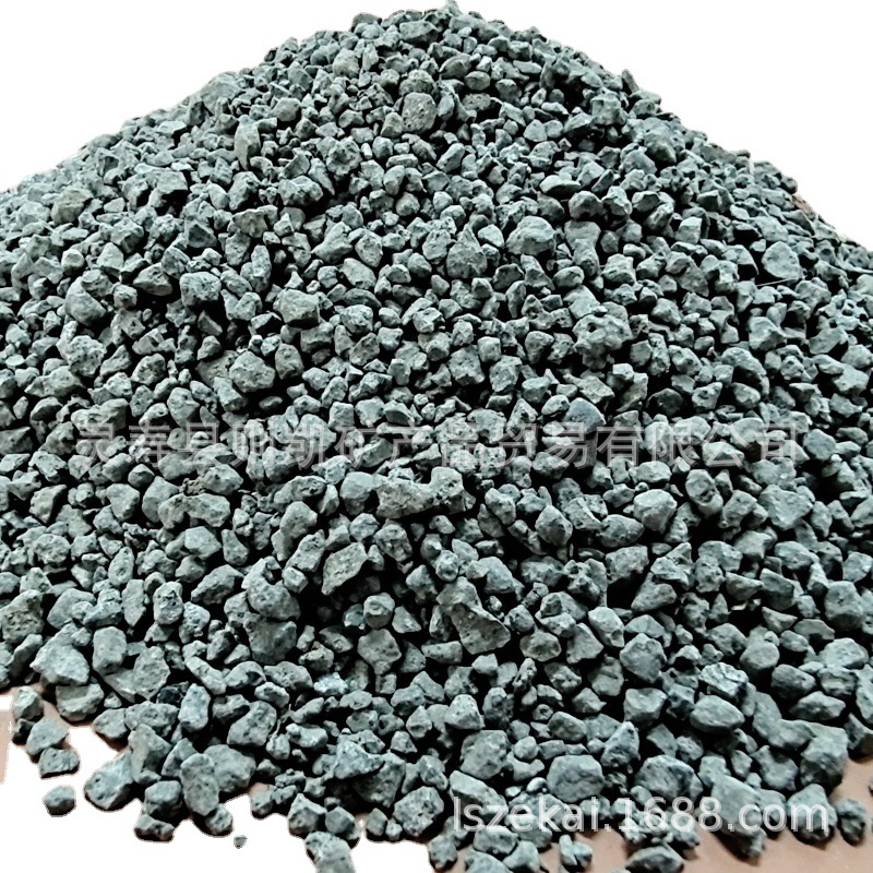 供应防滑路面用陶瓷颗粒环氧耐磨矿物地坪灰色黑色实用环保大颗粒