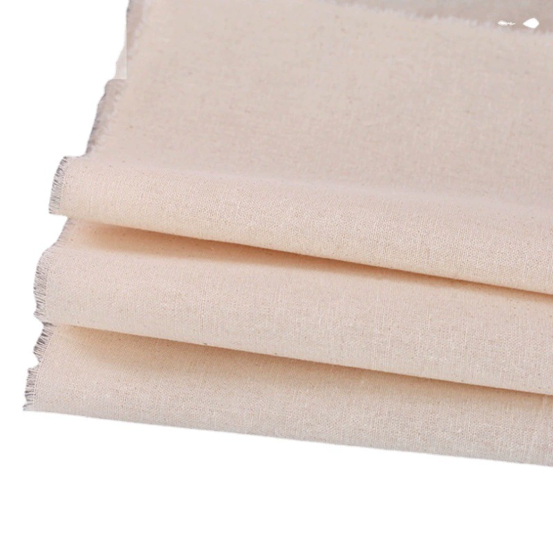 Производитель оптом серая ткань из чистого хлопка белая ткань утолщенная серая ткань одежда вертикальная хлопчатобумажная ткань дизайн изготовление хлопчатобумажной ткани белая серая ткань