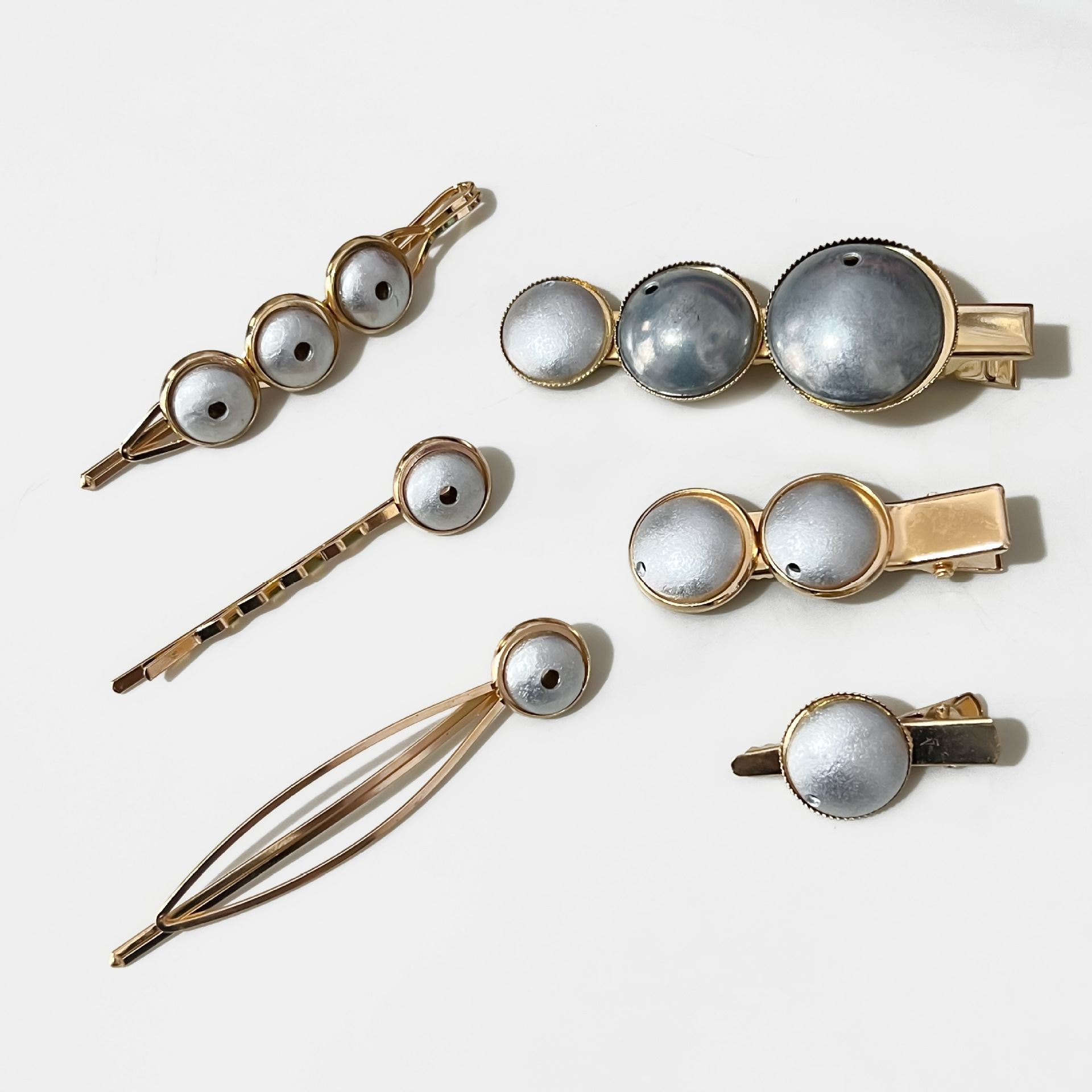 DIY Song Brocade Base Alloy Song Brocade Hairpin Ancient Style Electroplating Various Styles Pendant Accessories Cross-Border Jewelry Hair Accessories