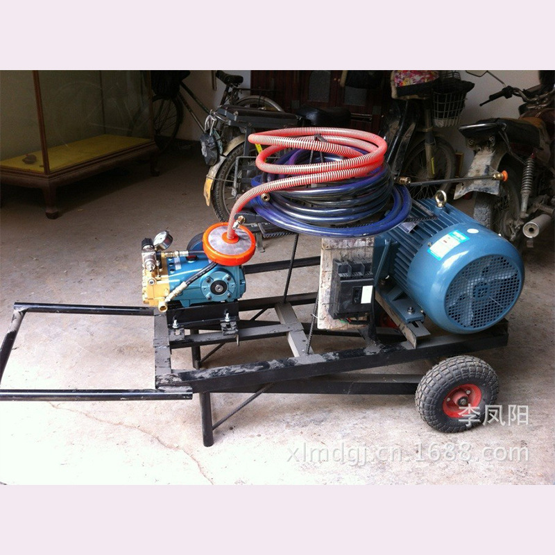 工业冷水电机驱动台湾物理3520高压清洗机250公斤 冲树皮根雕专用