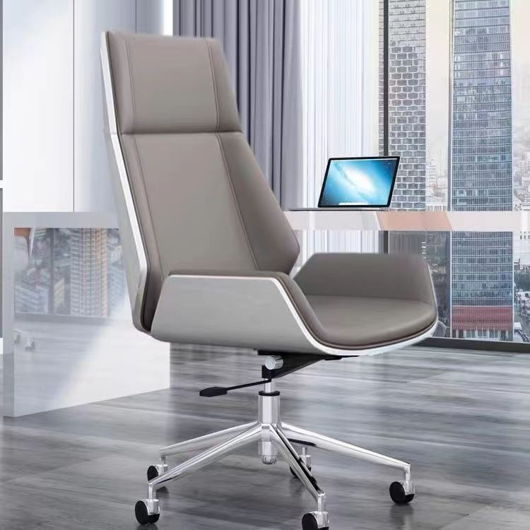 Boss Chair, Light Luxury Leather Executive Chair, Computer Office Chair, Business Comfortable Home Study Desk Chair Boss Chair, Light Luxury Leather Executive Chair, Computer Office Chair, Business Comfortable Home Study Desk Chair