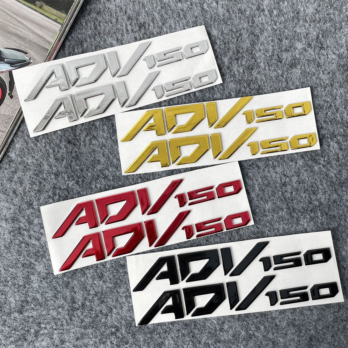 Honda, compatible three dimensional waterproof modified sticker from soft rubber with accessories, in 3d format