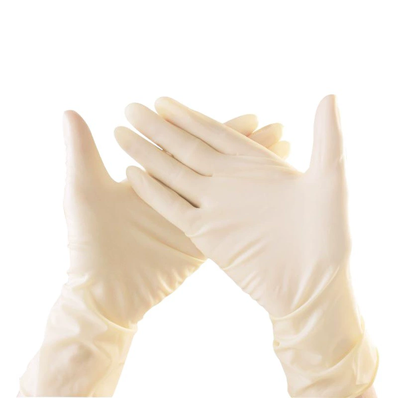 Дубовые одноразовые неопудренные стерилизованные изогнутые хирургические перчатки с карманами латексные медицинские перчатки композитный пакет оптом