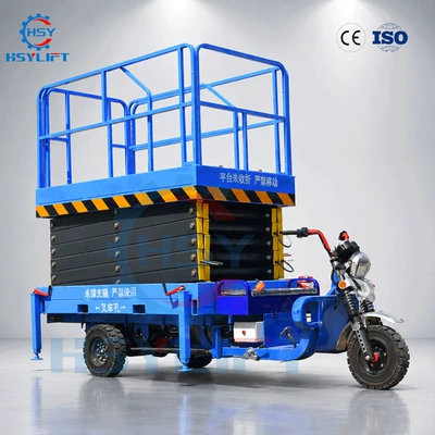 Three-Wheel Vehicle-Mounted Lift Platform 4m Municipal Inspection Aerial Vehicle 6m High-Altitude Work Lift Platform 10m Lift Vehicle (Avtomobil fırlanan platformaları)