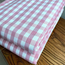 加厚老粗布床单家用枕套学生宿舍被单三件套格子款四季通用