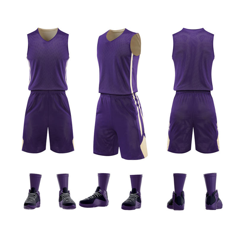 Quick-drying student competition training clothes printed double-sided basketball clothes suit wholesale adult vest sports jersey vest