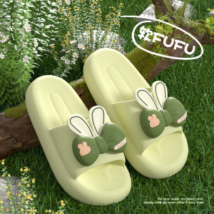 Non-slip ultra-soft summer women's slippers with bow platform for…