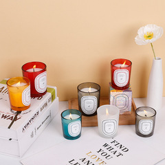 INS Amazon Romantic Gift Glass Cup 65g Soy Wax Scented Candle