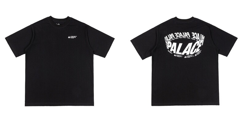 欧米の潮牌palace三角形双紗プリント高品質男女カジュアル半袖tシャツ|undefined