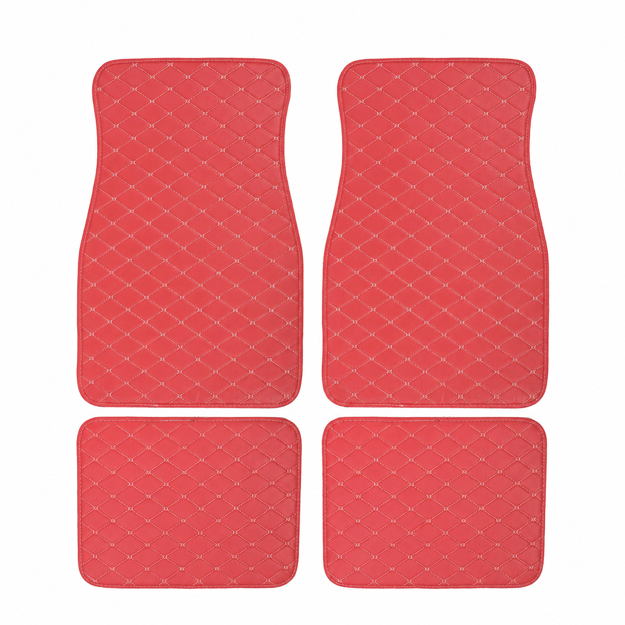 Wholesale and dropshipping of foreign trade car carpets, Amazon cross-border quilted foot mats, right-hand drive PVC universal car floor mats