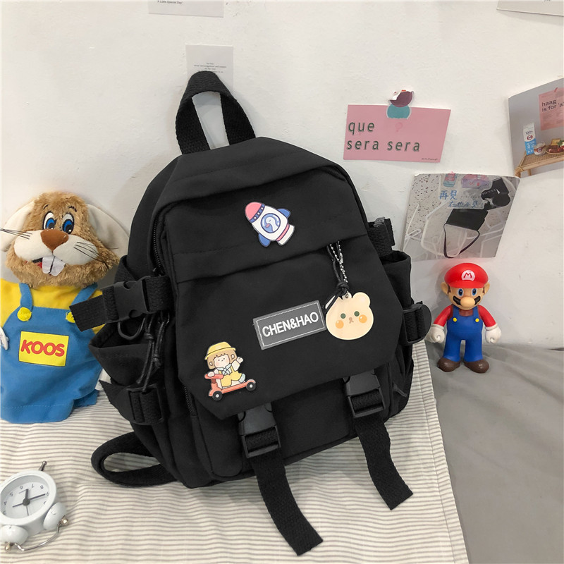 2021 primavera y verano nuevo estudiante de secundaria mochila mujer estilo coreano gran capacidad estudiante de secundaria Mori chica mochila