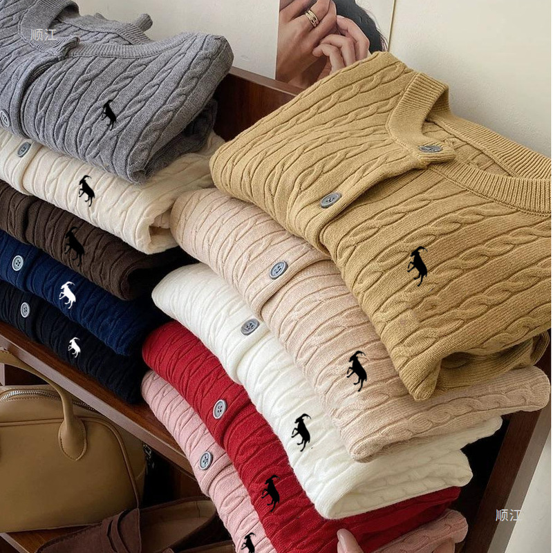 Navy Blue Slim-Fit Versatile Loose Autumn and Winter Long-Sleeve Knit Sweater for Women with a Stylish and Soft Twisted Design Navy Blue Slim-Fit Versatile Loose Autumn and Winter Long-Sleeve Knit Sweater for Women with a Stylish and Soft Twisted Design