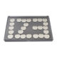 DIY large size magnet eye shadow box transparent cover magnetic eye shadow plate lipstick pressure plate eyebrow powder sub-pack storage empty plate