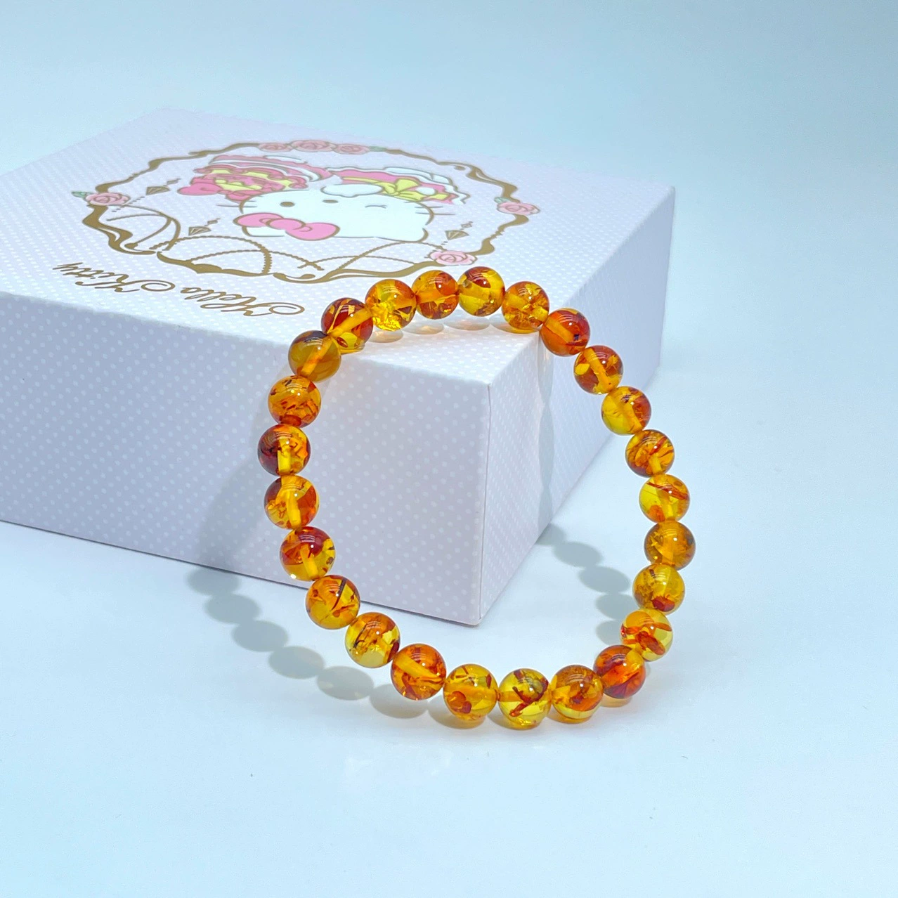 Браслет из натурального янтаря 7 мм, браслет из пчелиного воска, подлинное украшение для женщин и мужчин, ожерелье, ювелирные изделия, оптовая продажа, Балтийское море