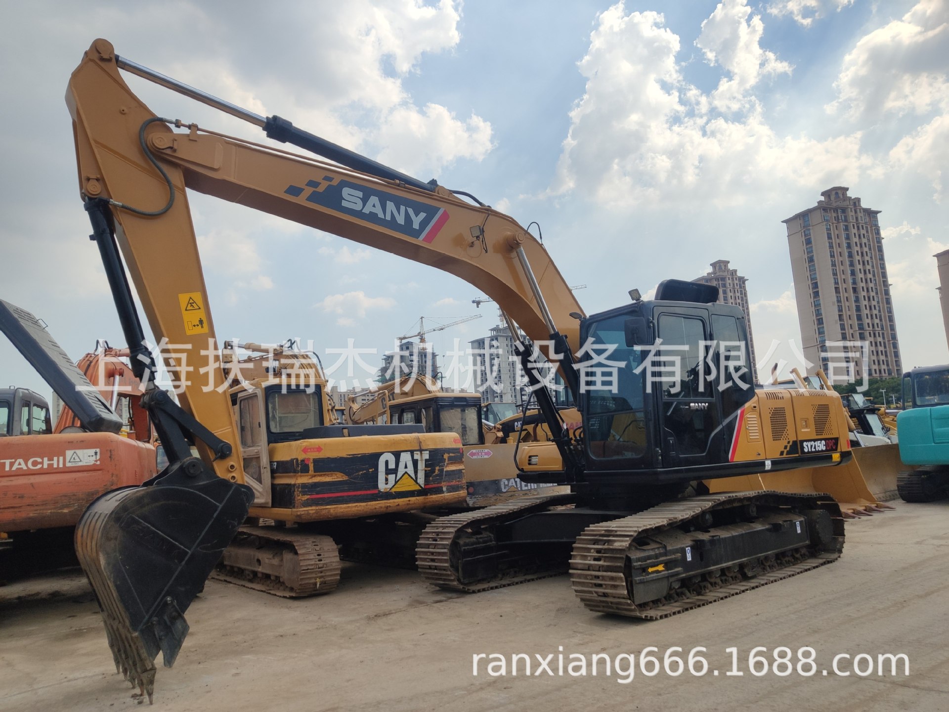 现货   SANY三一215-9二手挖掘机出口转让