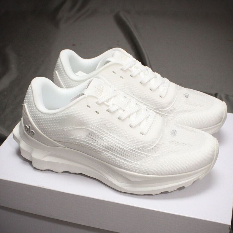 Cross-Border Exclusive Kim Ji-Soo Style Alo Thick-Soled Sneakers Summer Cushioning Running Shoes Breathable Casual Jogging Shoes