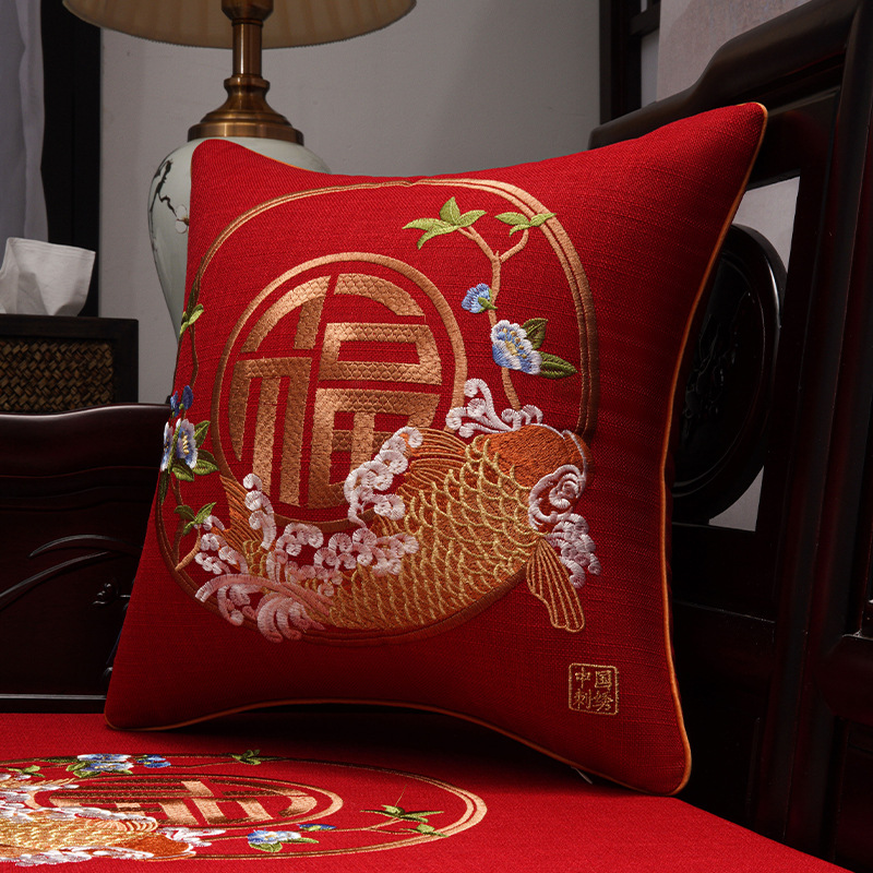 매년 넉넉함 - 차이니즈 레드 [도리스 린넨 코트]