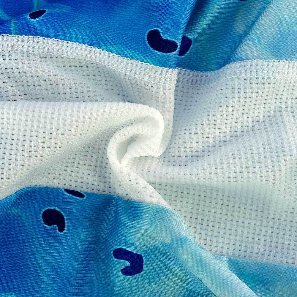 速干冰丝钓鱼服定 制热升华 长袖户外垂钓防晒服数码印花透气帽衫