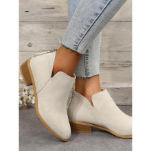T 35121 Pointed Toe Ankle Martin Boots ��ͷ�ָ�����ѥ